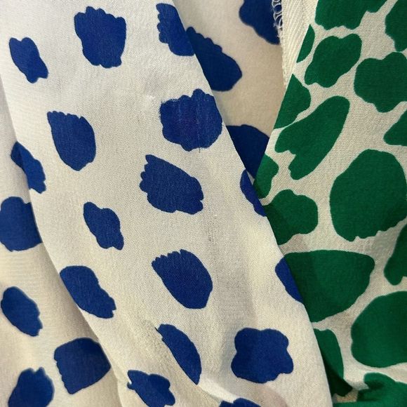 RIXO London Chelsea Dress Silk Polka Dot Maxi | Size M - Picture 12 of 12